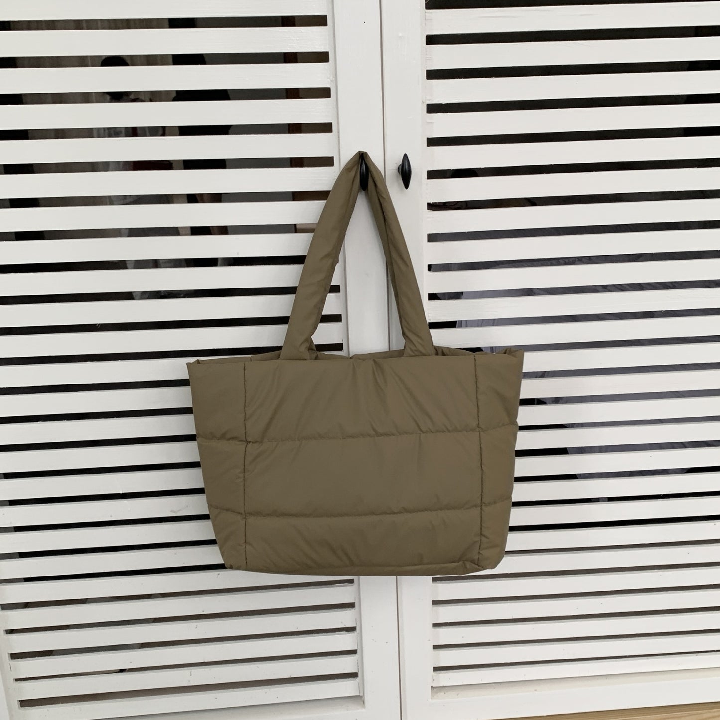 Soft Cotton-filled Tote Bag Portable Shoulder