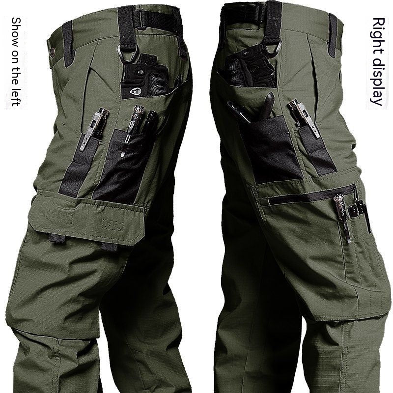 Men's Combat Outdoor Waterproof Tactical Trousers Pant With Multiple Pockets UK - PLUS SIZE