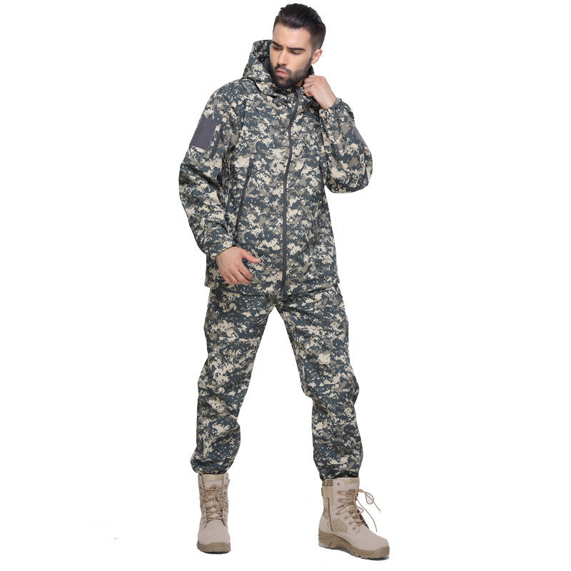 Men’s / women’s Tactical waterproof winter warm fleece lined Combat jacket & pant set - Quick battle outdoor Army jacket suit set - premium quality