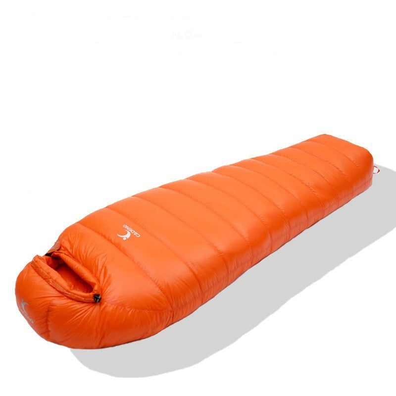 Ultralight Mummy Goose Down-filled Hydrophobic Sleeping Bag 400g-3000g Tactical military Hiking hunting Mountaineering Camping - polar Snow sleeping bag pods Uk USA free delivery available x