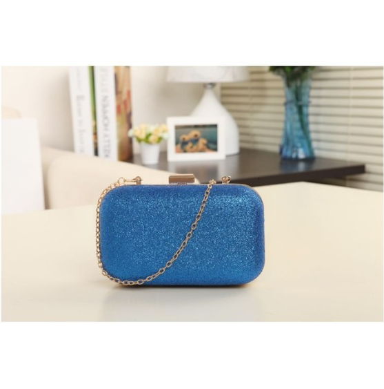 Women Evening bag - party Handbag Evening Clutch Bags - bags For Party New Women Chain Shoulder Bag Ladies Fashion Gold Clutch Box Bag Women Messenger bag - Christmas party bag - shiny silk clutch- Sale - Christmas gift