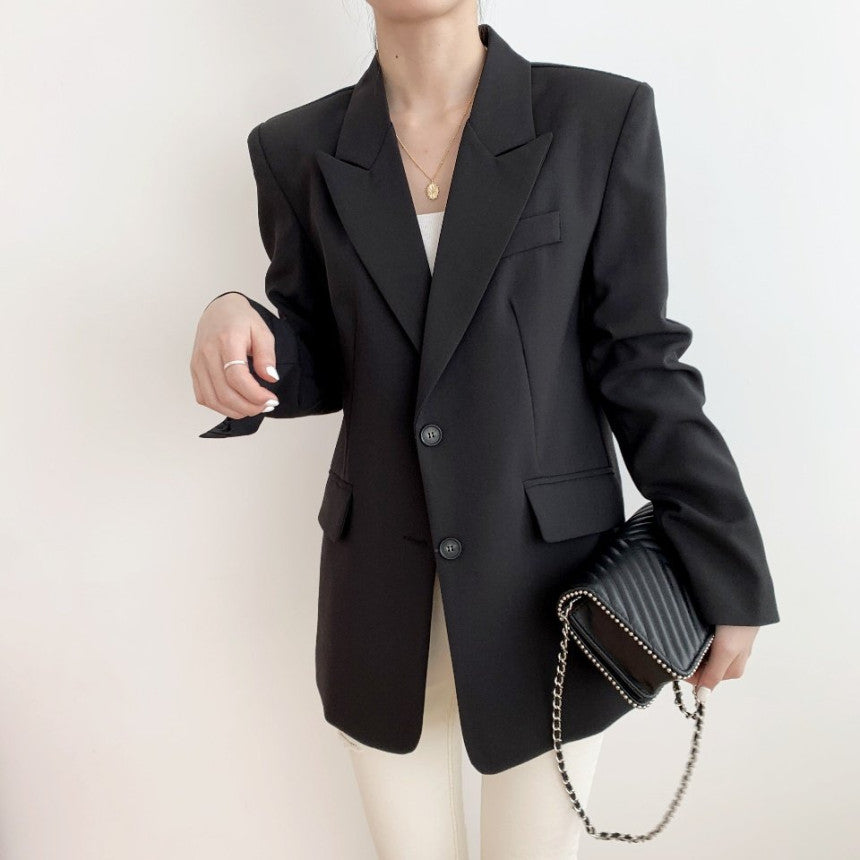 Short French Classic Formal Business workwear Suit Jacket with Belt - Christmas special - Petite Jacket - S / M - smart workwear