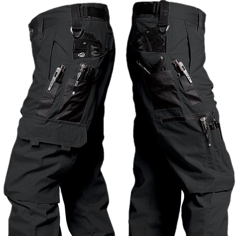 Men's Combat Outdoor Waterproof Tactical Trousers Pant With Multiple Pockets UK - PLUS SIZE