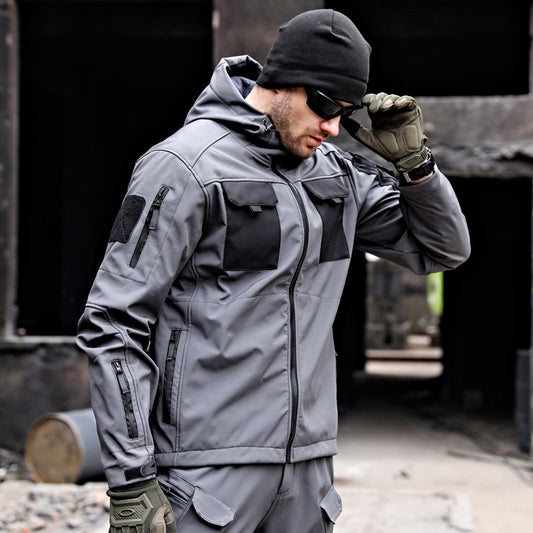 2024 Improved Version of Trending Mens Combat Waterproof Warm Hooded Jacket Outdoor Tactical Coat With PANT Set UK - PLUS SIZE AVAILABLE - CHRISTMAS SPECIAL