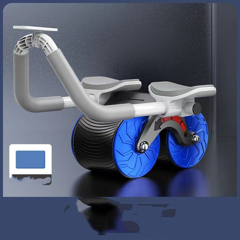 Sporting Exercise Equipment - Machines - Trending 🔥 Abdominal Wheel Automatic Rebound AB Roller Abdominal Wheel Elbow Support Men And Women Belly Slimming Belly Fitness Equipment - Ready to use / UK