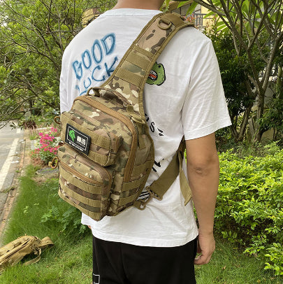 One Shoulder Crossbody Tactical Riding Outdoor Chest Bag