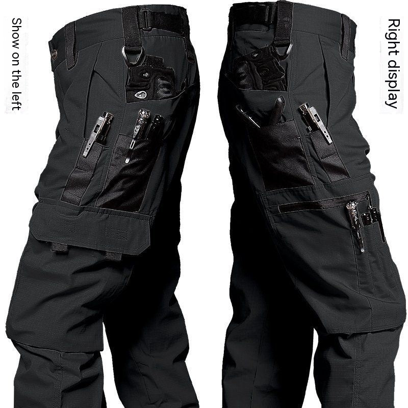 Men's Combat Outdoor Waterproof Tactical Trousers Pant With Multiple Pockets UK - PLUS SIZE