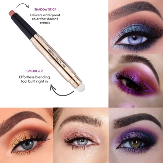 NEW TREND - Double-ended Monochrome Non-smudge Eyeshadow Pencil - choose your shade - waterproof - long lasting