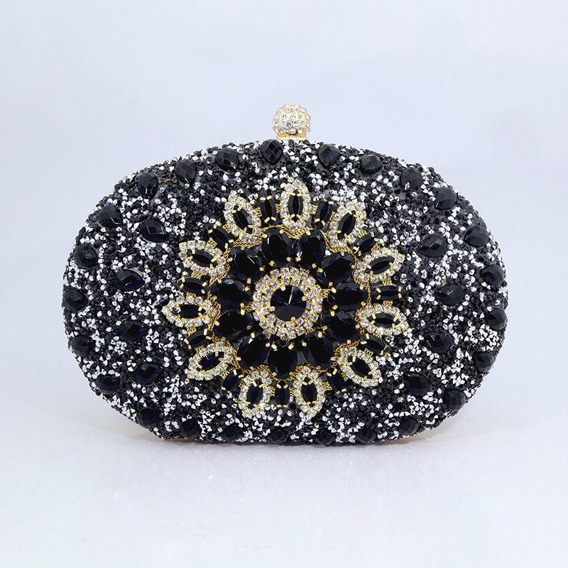 New Sunflower Diamond Evening Bag Women's Cheongsam Formal Dress Evening Handbag