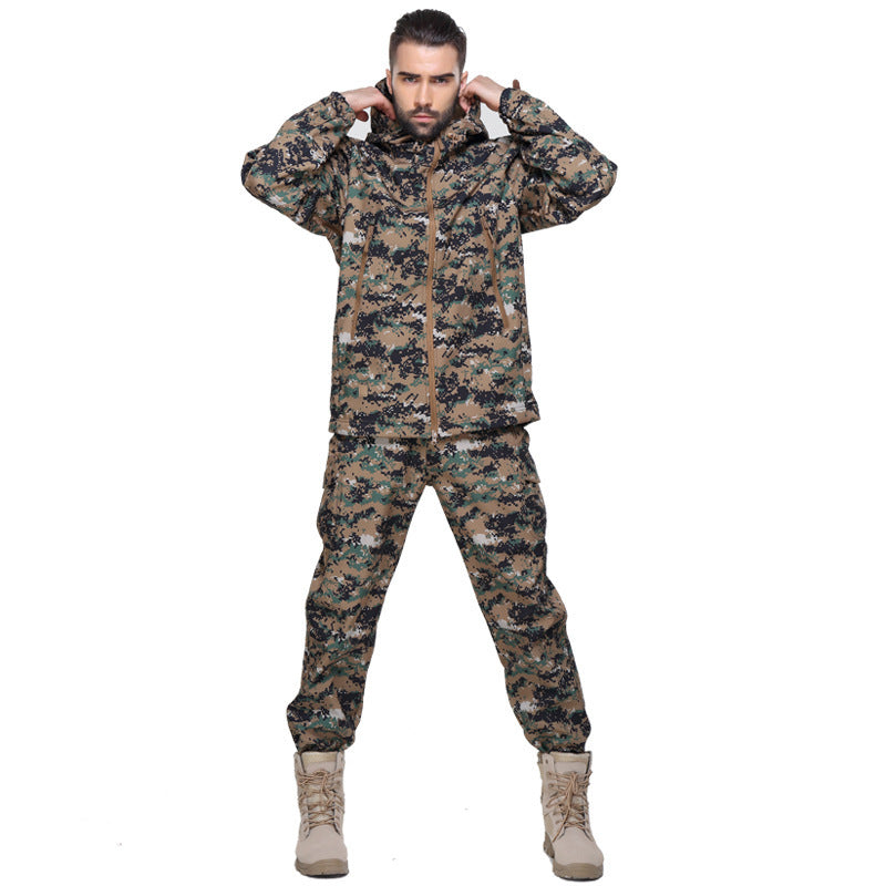 Men’s / women’s Tactical waterproof winter warm fleece lined Combat jacket & pant set - Quick battle outdoor Army jacket suit set - premium quality