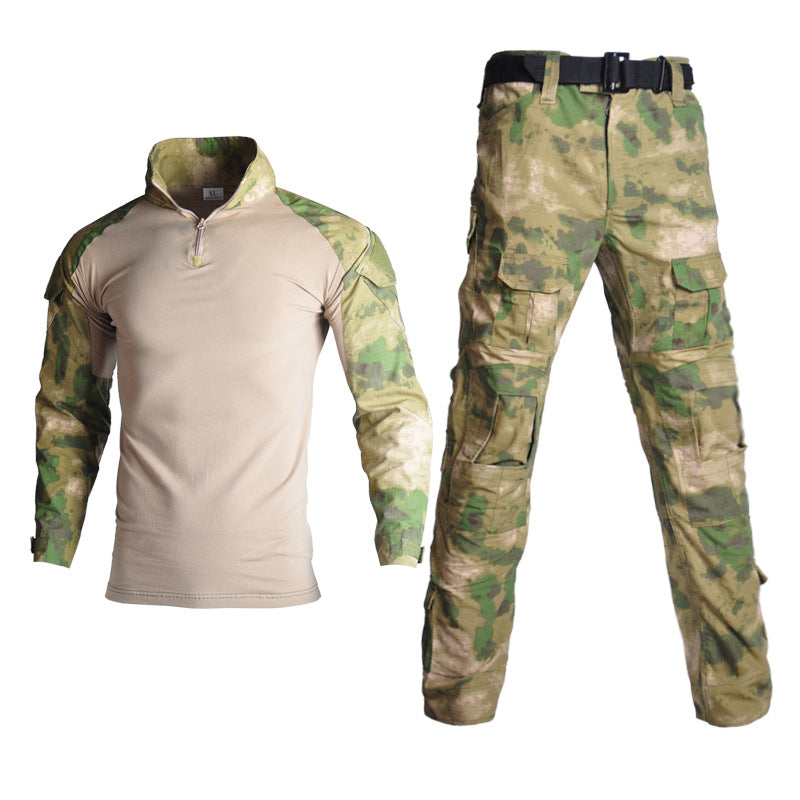 Airsoft Tactical Combat Gen3 G3 Camouflage Shirt Pant Special Force BDU Uniform - Black python pattern camouflage frog suit tactical suit combat Track & Field - Free Uk delivery: link in bio