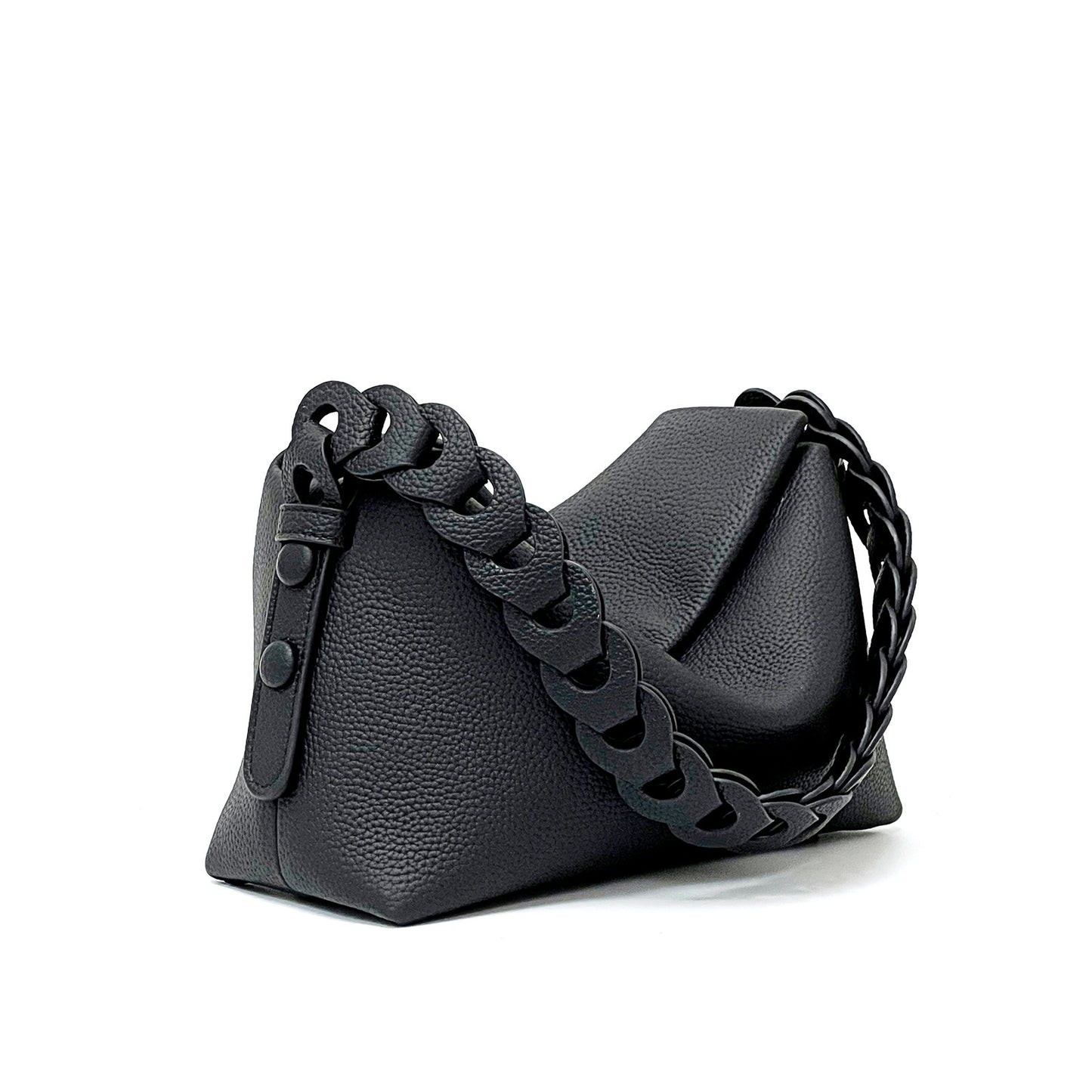 Female Niche Woven First Layer Cowhide Leather Single-shoulder Bag