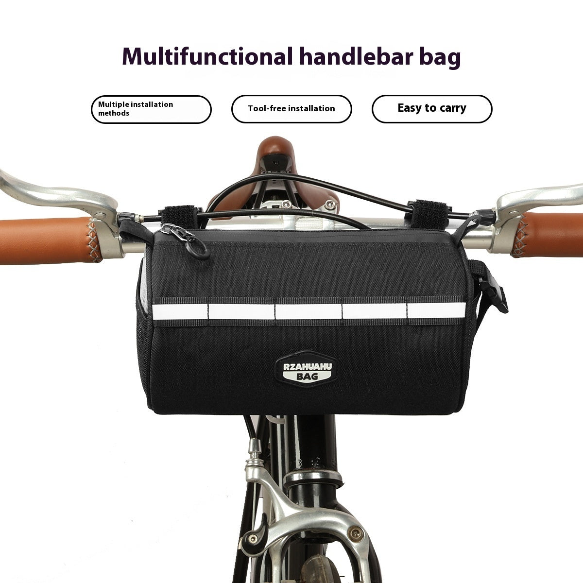 Large Capacity Folding Front Beam Mountain Bike Pannier Bag Accessories Cycling Fixture