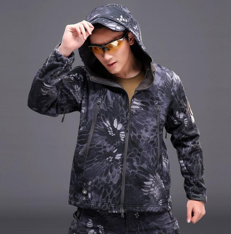 Hunting clothes Outdoor Shark Skin tad v4 Tactical millitary Softshell Jacket Suit Men Waterproof Combat Jacket