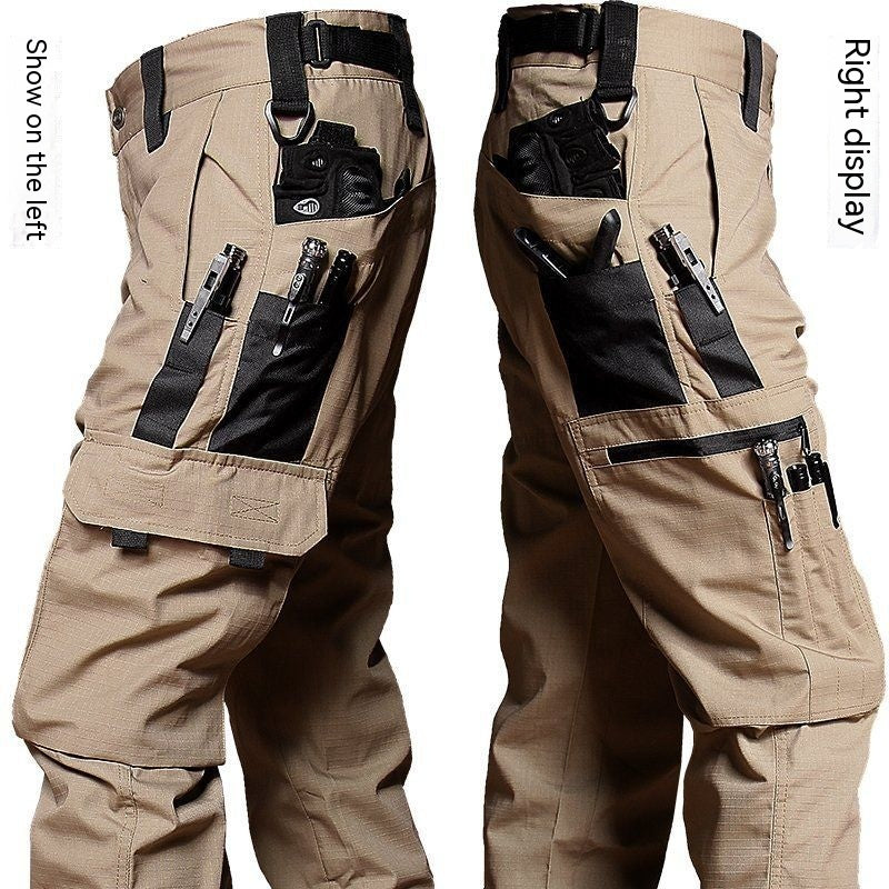 Men's Combat Outdoor Waterproof Tactical Trousers Pant With Multiple Pockets UK - PLUS SIZE