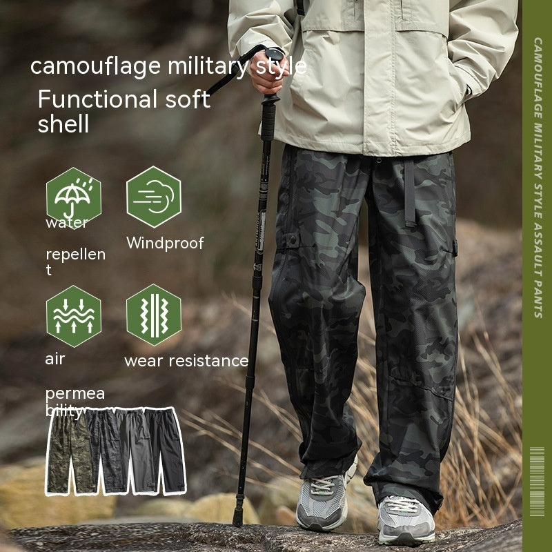 Camouflage Cargo Pants Men's Outdoor Mountaineering Tactical Pants