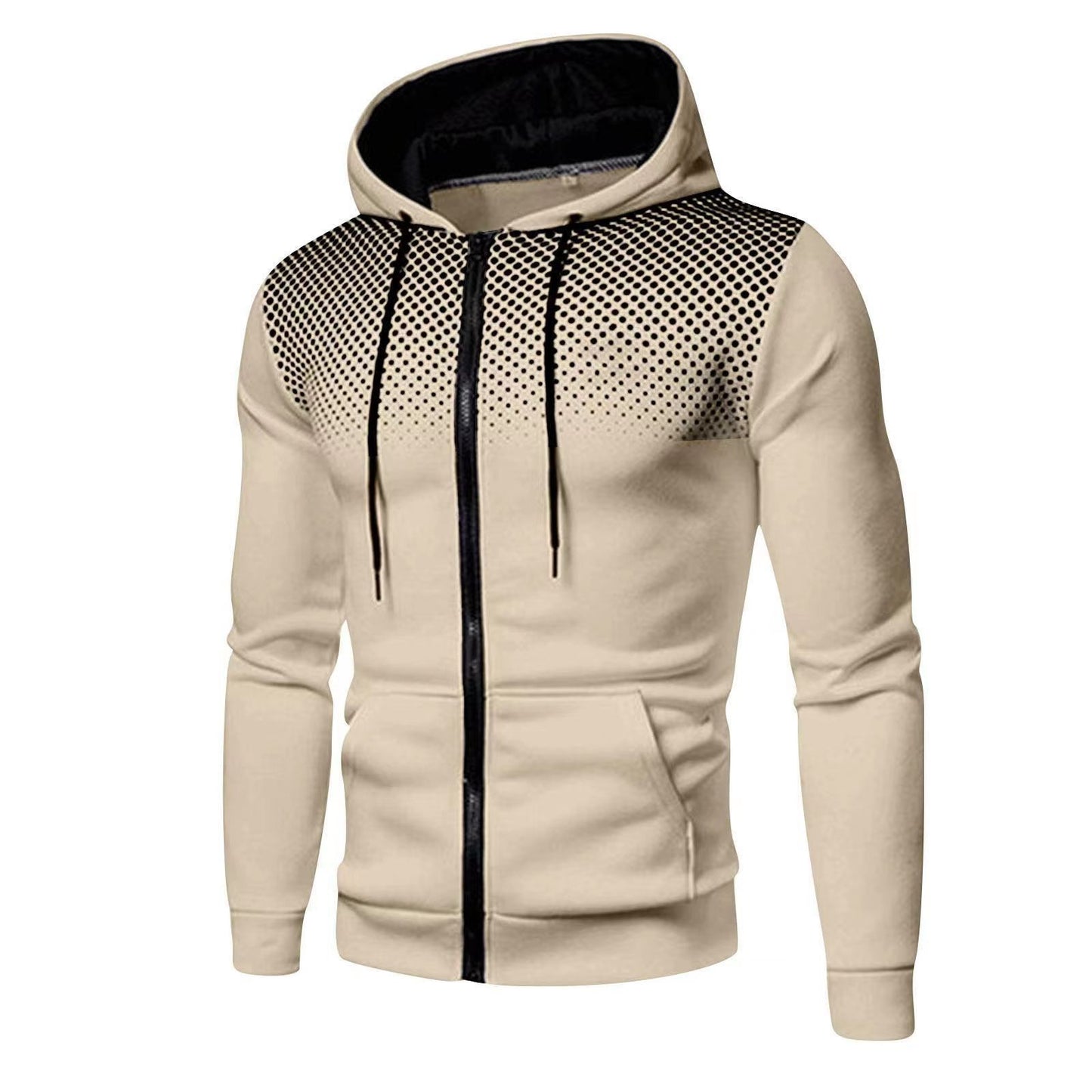 Sweater Men's Sports Fitness Zip-up Shirt - Mens Sports Zip Up Hoodie Slim Fit Fleece Hooded Track Gym Casual Top Sweatshirt uk - best gift for him - Free UK delivery