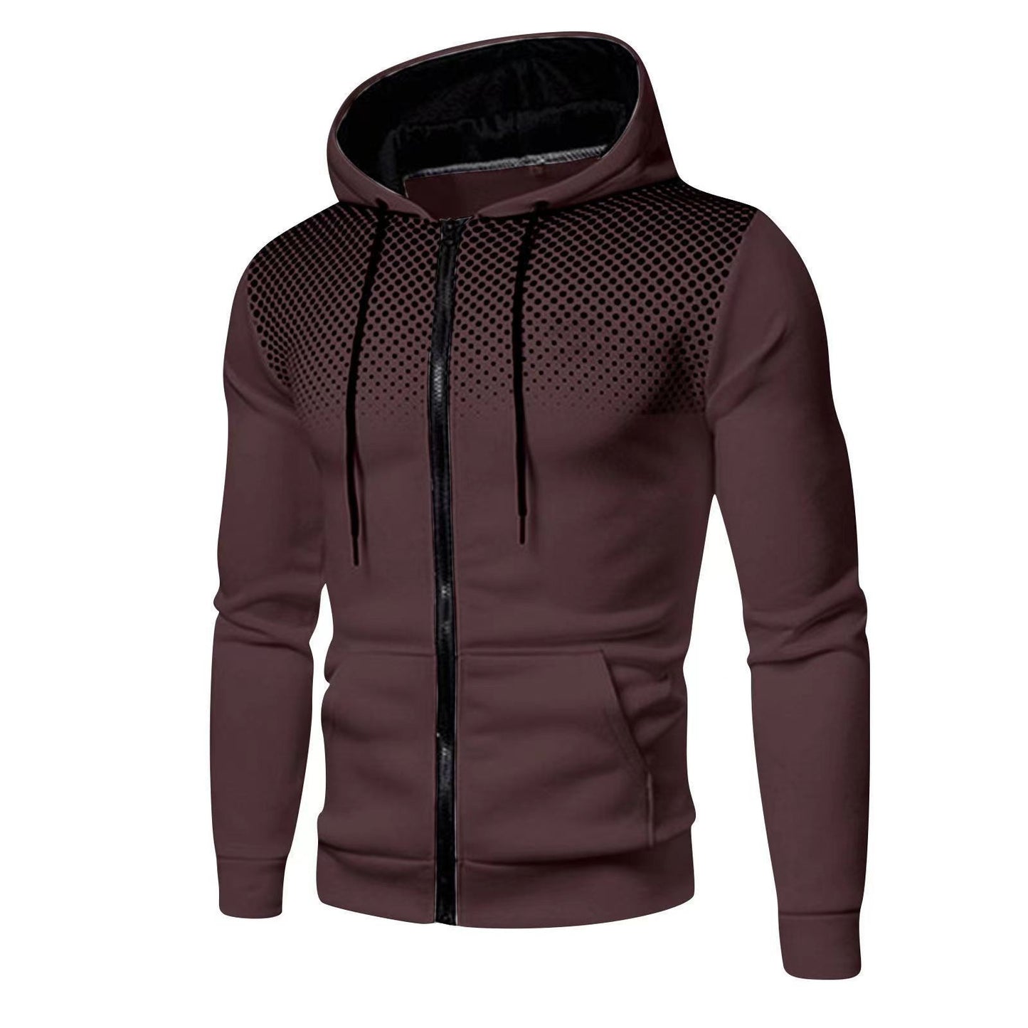 Sweater Men's Sports Fitness Zip-up Shirt - Mens Sports Zip Up Hoodie Slim Fit Fleece Hooded Track Gym Casual Top Sweatshirt uk - best gift for him - Free UK delivery