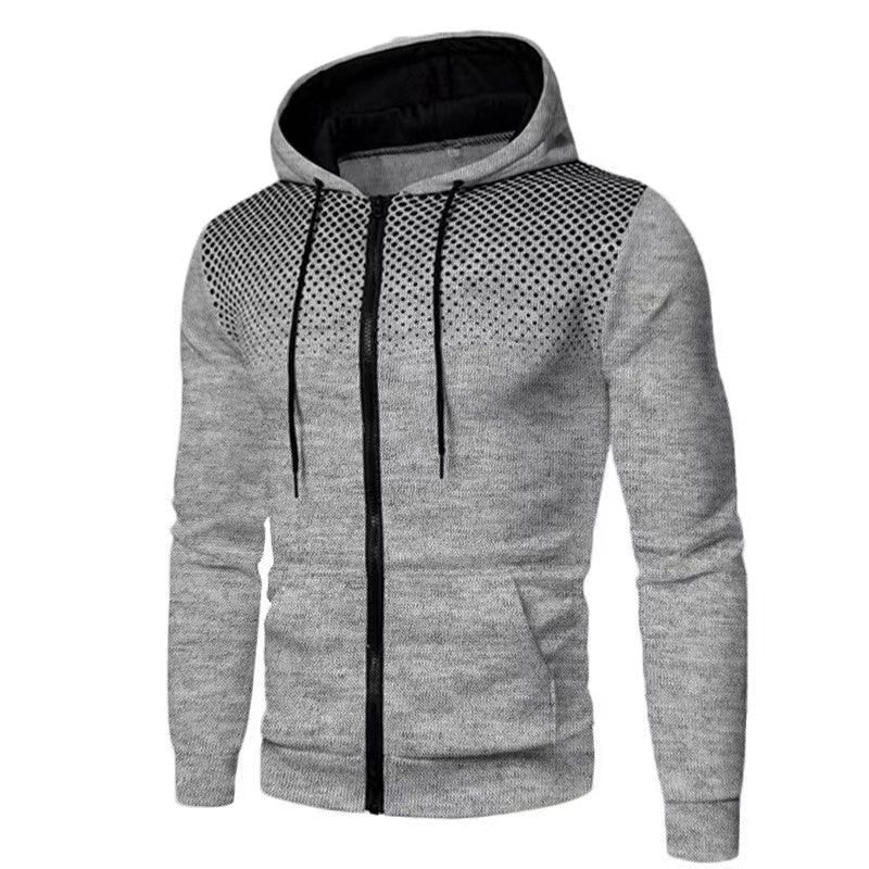 Sweater Men's Sports Fitness Zip-up Shirt - Mens Sports Zip Up Hoodie Slim Fit Fleece Hooded Track Gym Casual Top Sweatshirt uk - best gift for him - Free UK delivery