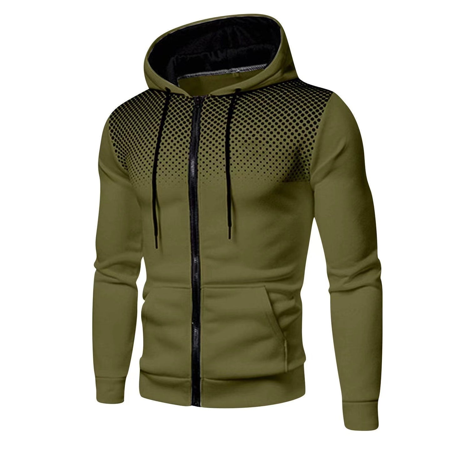 Sweater Men's Sports Fitness Zip-up Shirt - Mens Sports Zip Up Hoodie Slim Fit Fleece Hooded Track Gym Casual Top Sweatshirt uk - best gift for him - Free UK delivery