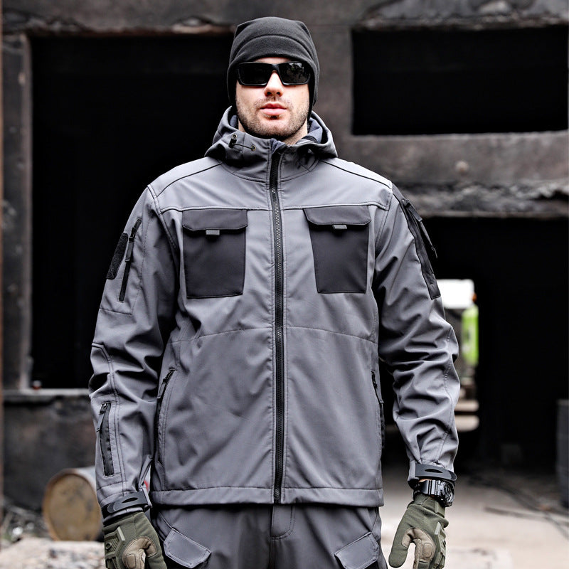 2024 Improved Version of Trending Mens Combat Waterproof Warm Hooded Jacket Outdoor Tactical Coat With PANT Set UK - PLUS SIZE AVAILABLE - CHRISTMAS SPECIAL