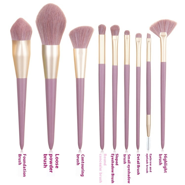 🔥 Makeup Brush Set Soft Hair Eye Shadow Powder Brush Beauty Tools kit with matching leather case