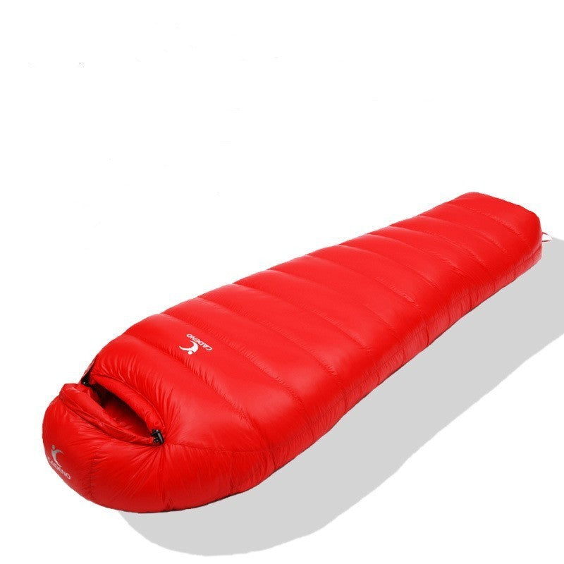 Ultralight Mummy Goose Down-filled Hydrophobic Sleeping Bag 400g-3000g Tactical military Hiking hunting Mountaineering Camping - polar Snow sleeping bag pods Uk USA free delivery available x