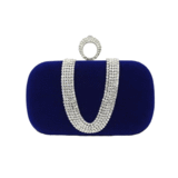 Diamond Evening Bag Velvet Clutch Bridal Dress Bag Ladies Evening Bag