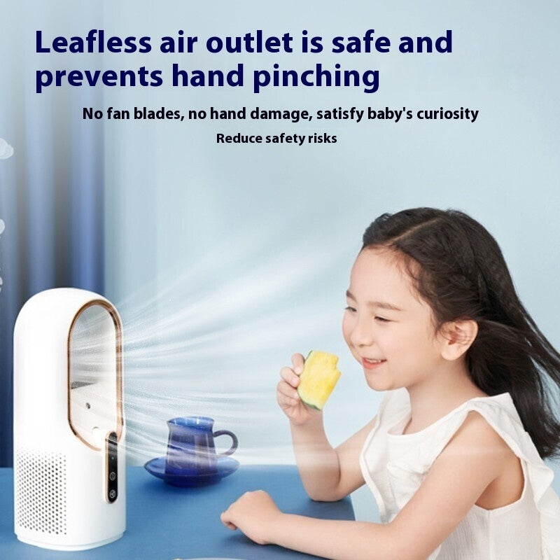 Summer Rechargeable Digital Bladeless Electric Fan Air Purifier Spray Humidifier - FREE UK DELIVERIES