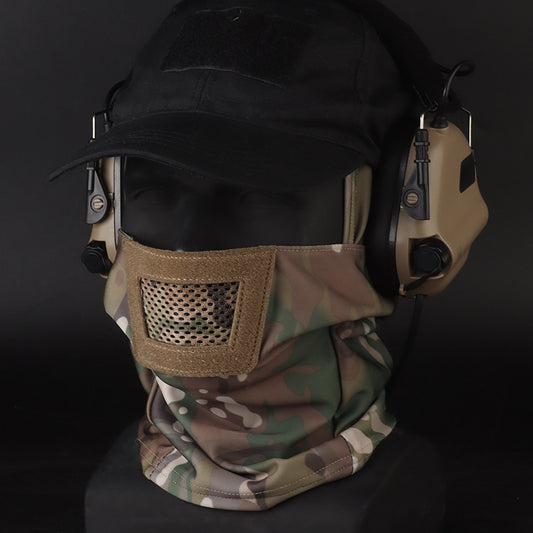 WoSporT Knight Camouflage Headgear breathable mouth gear