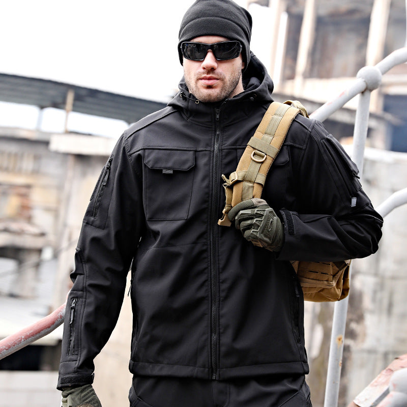 2024 Improved Version of Trending Mens Combat Waterproof Warm Hooded Jacket Outdoor Tactical Coat With PANT Set UK - PLUS SIZE AVAILABLE - CHRISTMAS SPECIAL