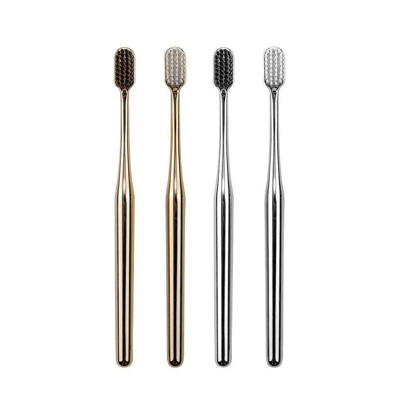 Household Gold-plated Ultra-fine Soft-bristle Toothbrush