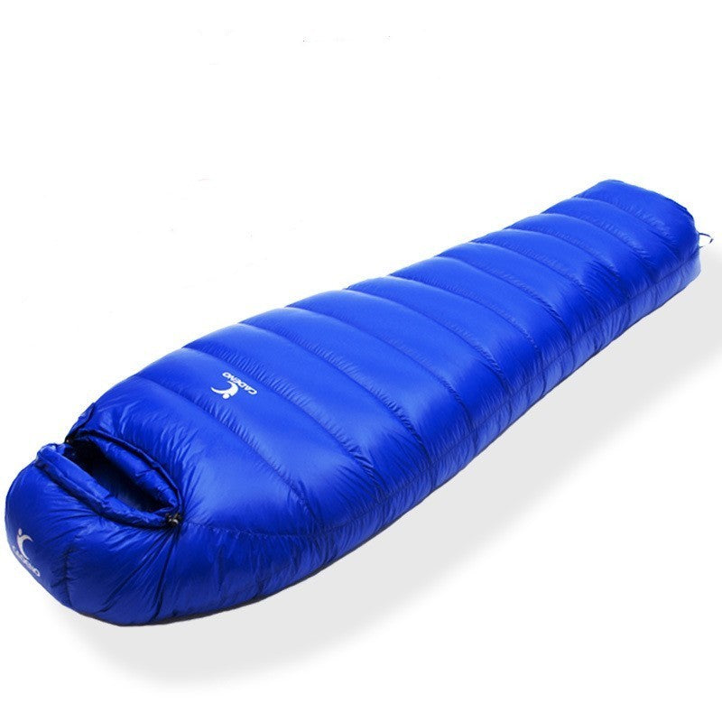 Ultralight Mummy Goose Down-filled Hydrophobic Sleeping Bag 400g-3000g Tactical military Hiking hunting Mountaineering Camping - polar Snow sleeping bag pods Uk USA free delivery available x