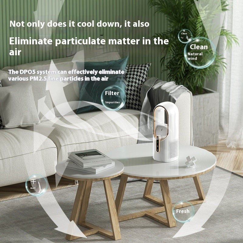 Summer Rechargeable Digital Bladeless Electric Fan Air Purifier Spray Humidifier - FREE UK DELIVERIES