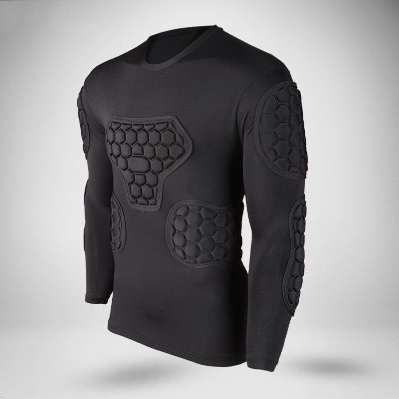 Honeycomb Tight compression Football Kit - uniform- Sportswear- Activewear Goalkeeper Clothing Knee And Elbow Pad Chest Protector